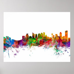 Poster Horizon de Calgary Canada