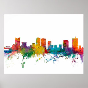 Poster Horizon de Fort Worth le Texas