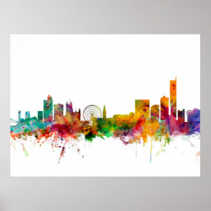 Poster Horizon de Manchester Angleterre