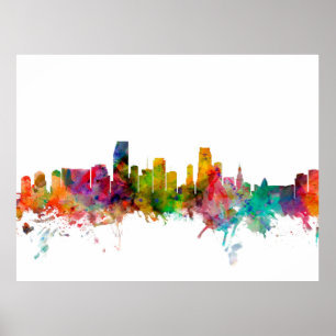 Poster Horizon de Miami la Floride