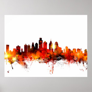 Poster Horizon de Philadelphie Pennsylvanie