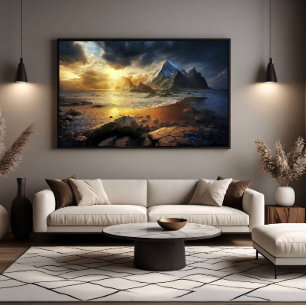 Poster Horizon Doré