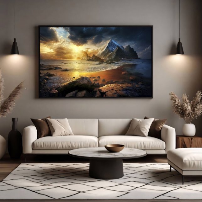 Poster Horizon Doré (Créateur téléchargé)