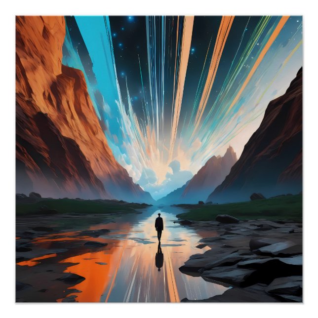 Poster Horizon infini (Devant)