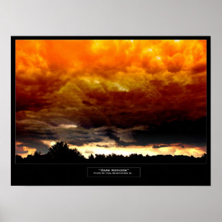 Poster Horizon sombre