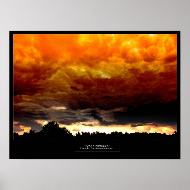 Poster Horizon sombre (Devant)