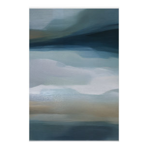 Poster Horizon Tranquille Paysage Abstrait