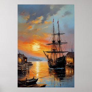 Poster Horizon's Call, Ship Leave Port