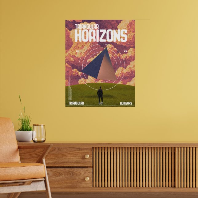 Poster Horizons triangulaires (Salon 2)