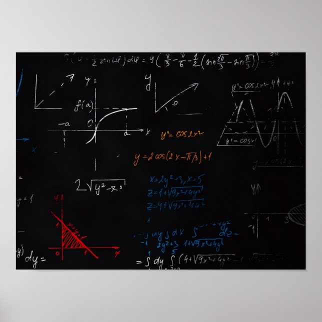 Poster horizontal Math (Devant)