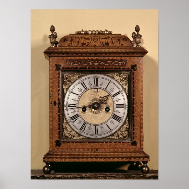 Poster Horloge de support, vers 1700 (Devant)