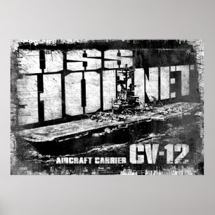 Poster Hornet du transporteur aérien