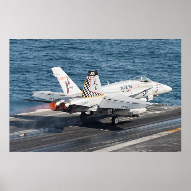 Poster Hornet F/A-18C (Devant)