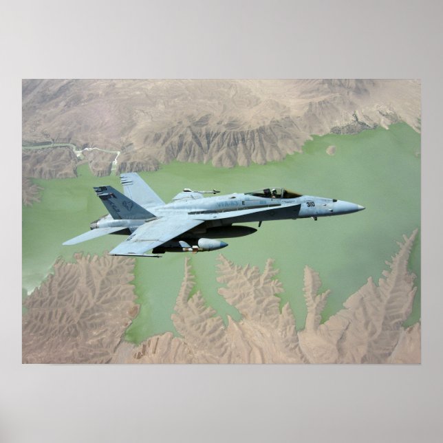 Poster Hornet F/A-18C (Devant)