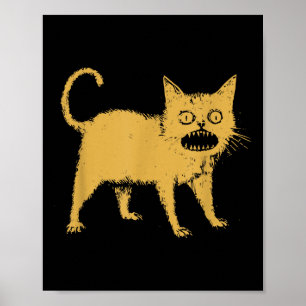 Poster Horrible chat japonais