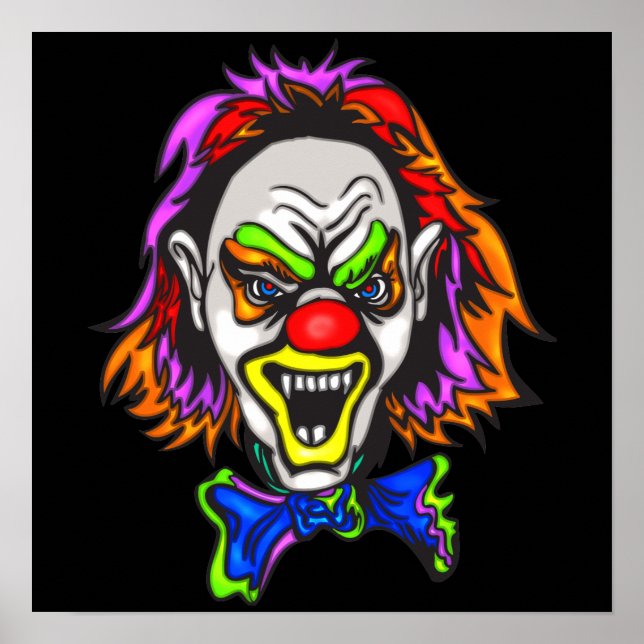 Poster Horrid Evil Clown (Devant)