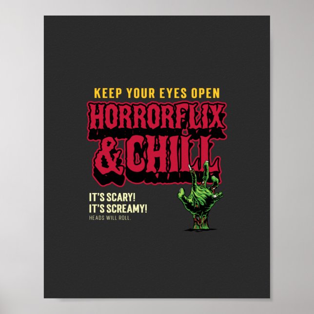 Poster Horrorflix Et Chaleur (Devant)