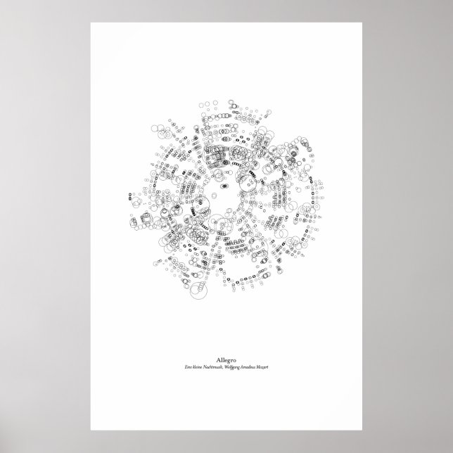 Poster Hors du personnel : Allegro (noir) (Devant)
