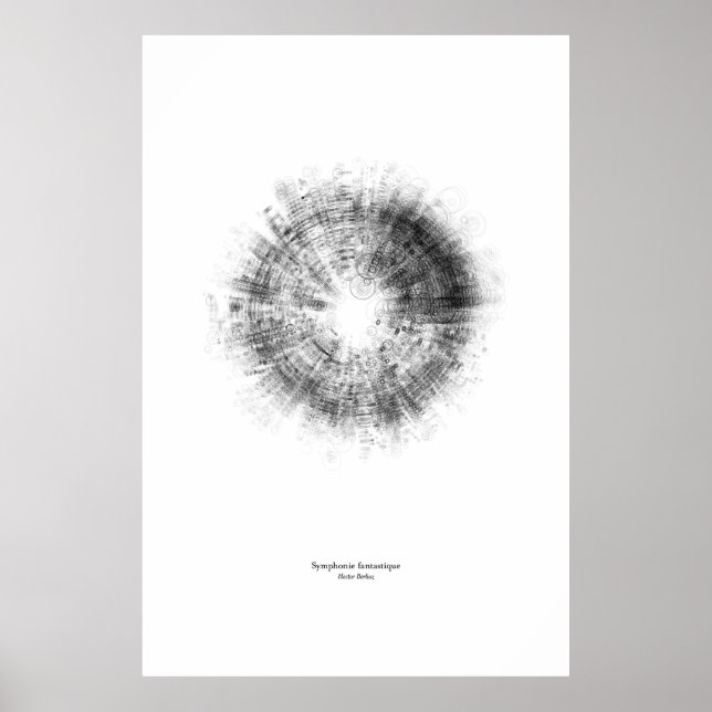 Poster Hors du personnel : Symphonie fantastique (noir) (Devant)