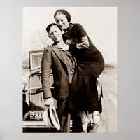 Hors-la-loi américains Bonnie & Clyde The Barrow G