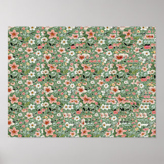 Poster HORSE By A TREE STEREOGRAM 16" x 12", No Frame