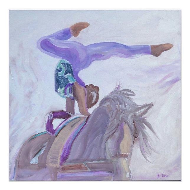 Poster Horse Vaulting (Devant)