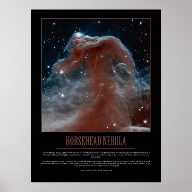 Poster HORSEHEAD NEBULA - Hubble (Devant)