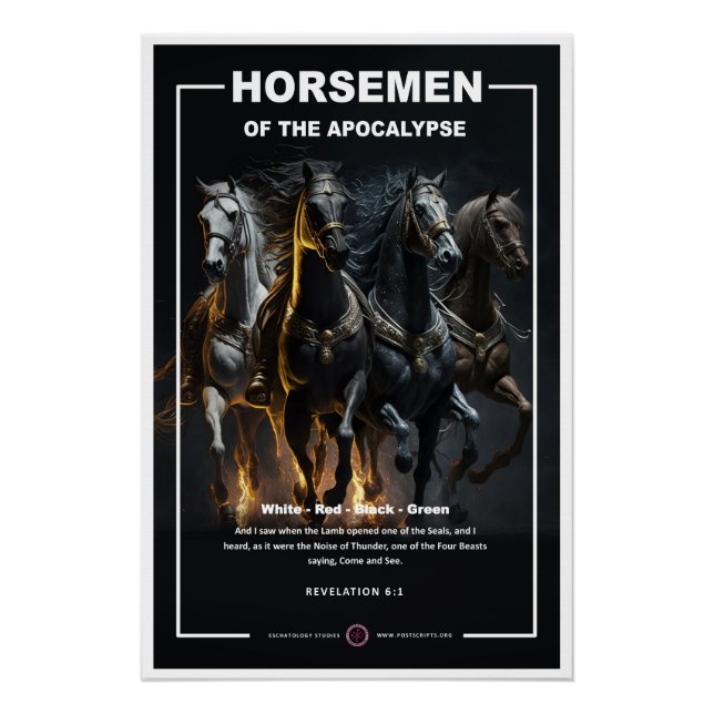 Poster Horseman de l'Apocalypse 1 (Devant)
