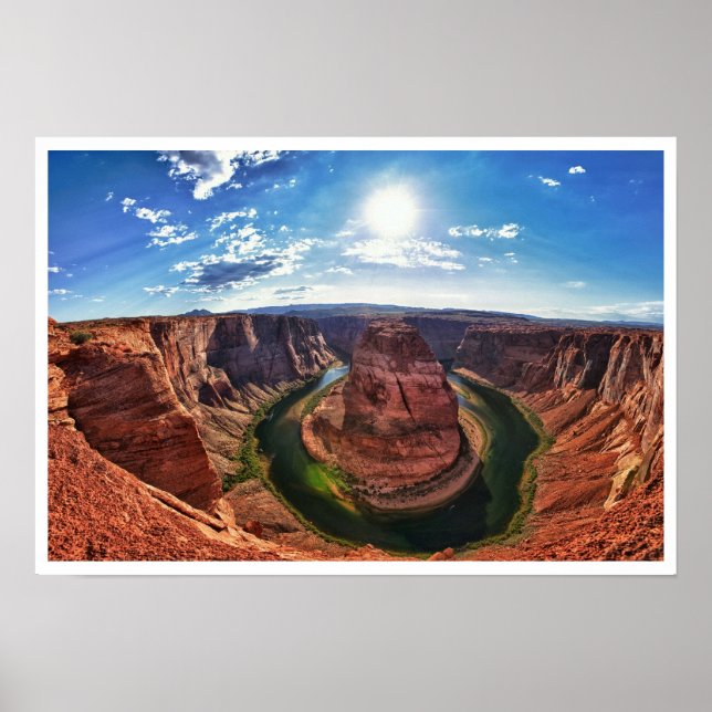 Poster Horseshoe Bend Grand Canyon (Devant)
