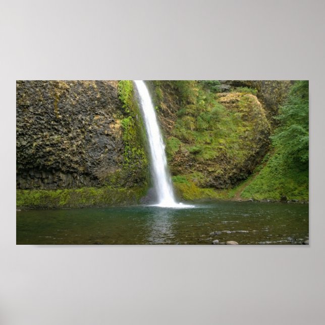 Poster Horsetail Falls, Oregon (Devant)