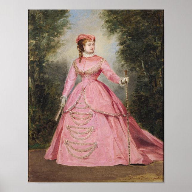 Poster Hortense Schneider 1868 (Devant)