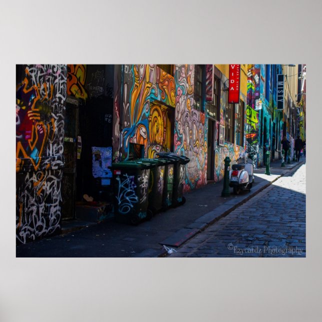 Poster Hosier Lane (Devant)