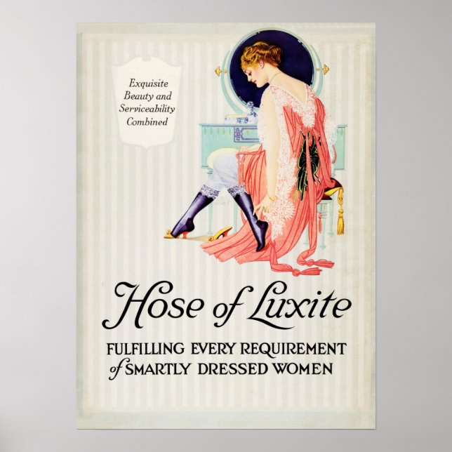 Poster Hosiery Hosiery Hosiery Hosiery Fashion Ad (Devant)