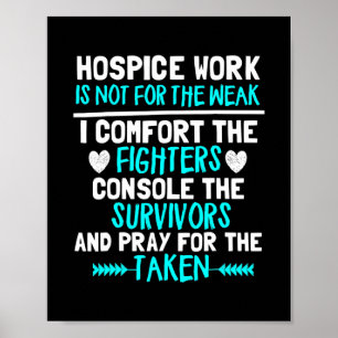 Poster Hospice Work Cute Hospice Doctor Nurse Cadeau
