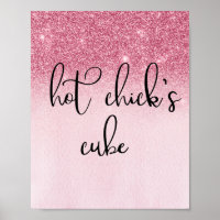 Hot Chick's Cube rose Cubicle Funny Bureau