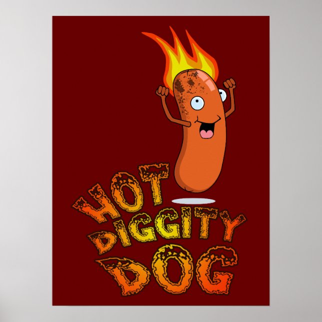 Poster Hot Diggity Chien (Devant)