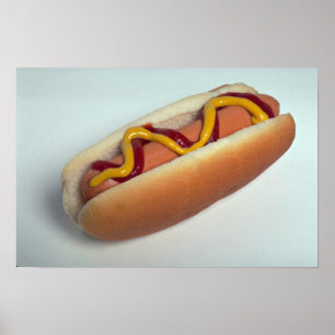 Poster Hot-dog délicieux