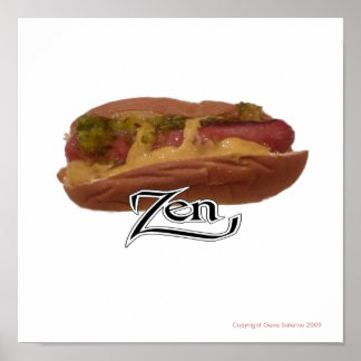 Poster Hot Dog Zen