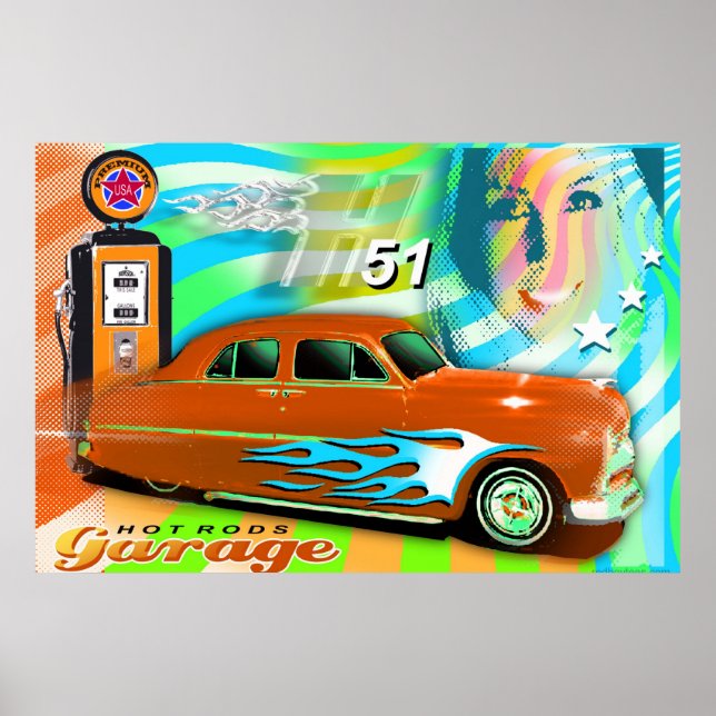 Poster Hot Rod (Devant)