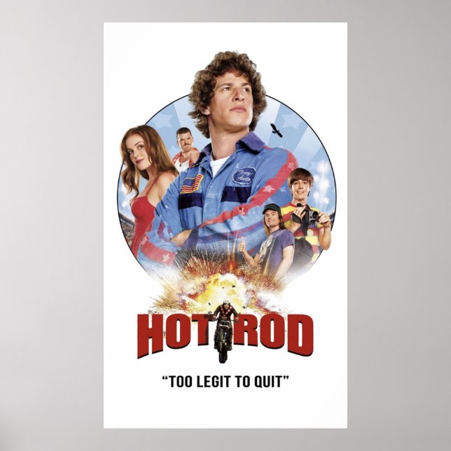 Poster Hot Rod Movie Andy Samberg (Devant)