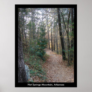 Poster Hot Springs Mountain Arkansas Chemin Grande impres