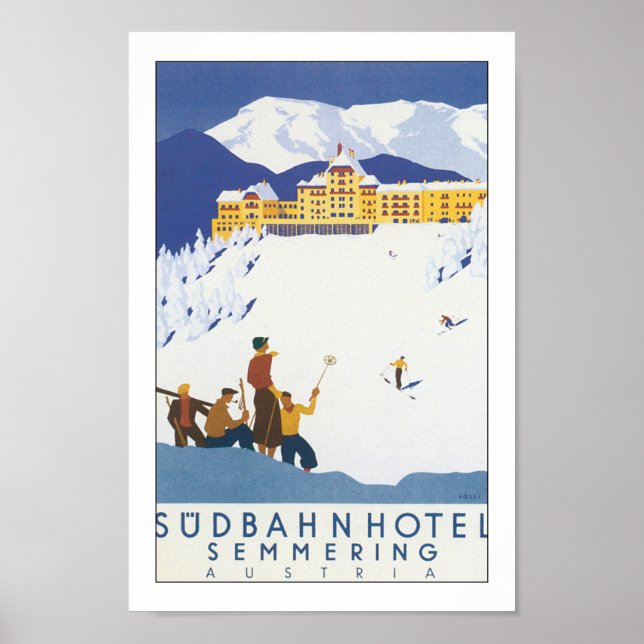 Poster Hôtel à Sudbahn - Semmering (Devant)