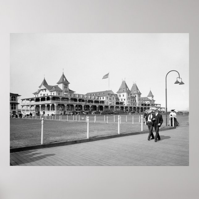 Poster Hôtel Brighton Beach, 1903 (Devant)