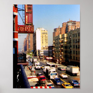 Poster Hotel Chelsea, 8 x 10, New York City, Imprimer