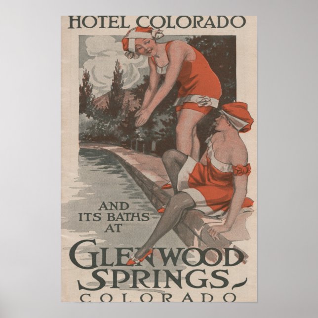 Poster Hotel Colorado & Bains (Devant)