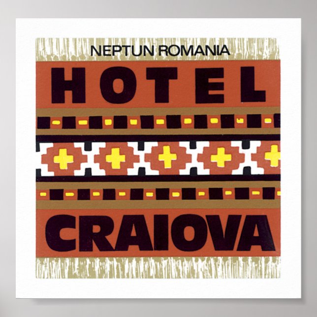 Poster Hôtel Craiova : Neptun, Roumanie (Devant)