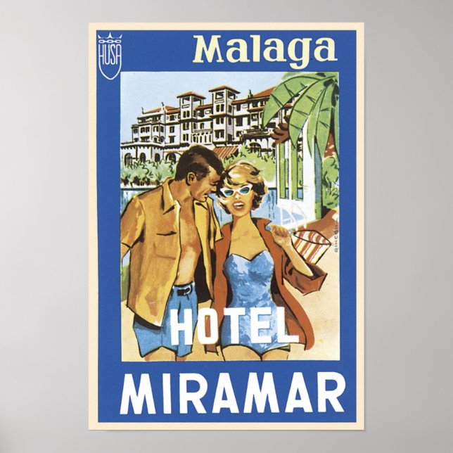 Poster Hôtel de Malaga Miramar (Devant)