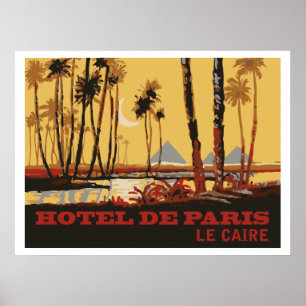 Poster Hôtel de Paris (Le Caire)