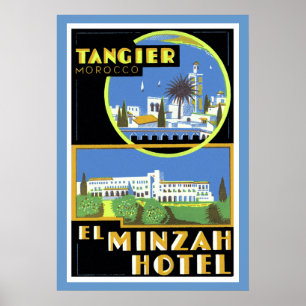 Poster Hôtel d'EL Minzah, Tanger