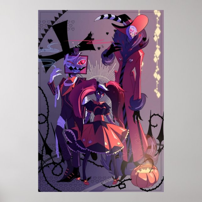 Poster hôtel hazbin (Devant)